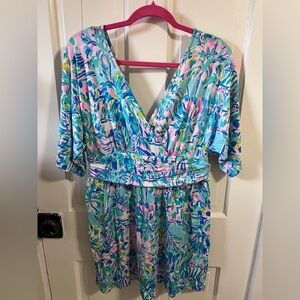 Lilly Pulitzer Parigi romper in Cabana Cocktail size Large